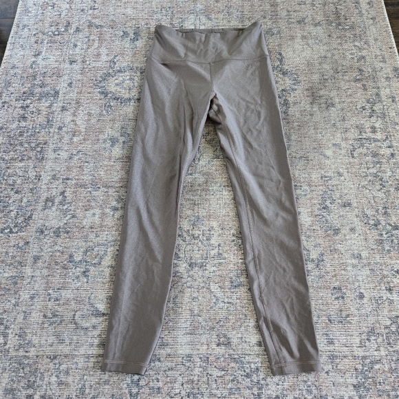 Athleta Elation Shine Tight High Rise Full-Length 7/8 Leggings Coffee House Sz S - Picture 2 of 8